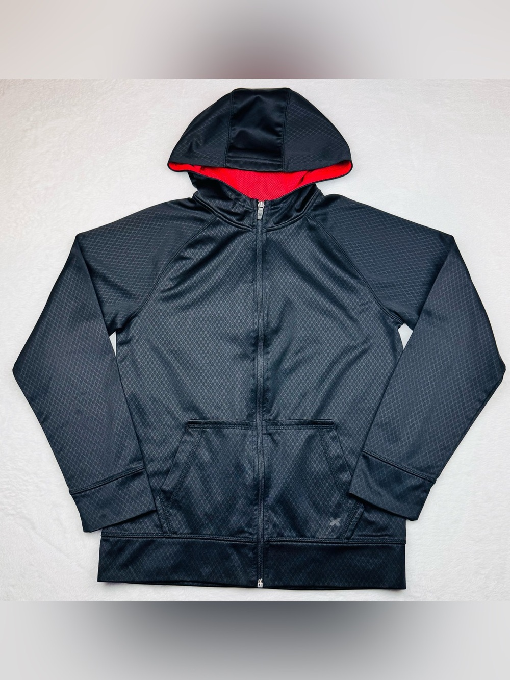 Xersion Waterproof light jacket/ zip up hoodie. Boys Size XL (14-16).